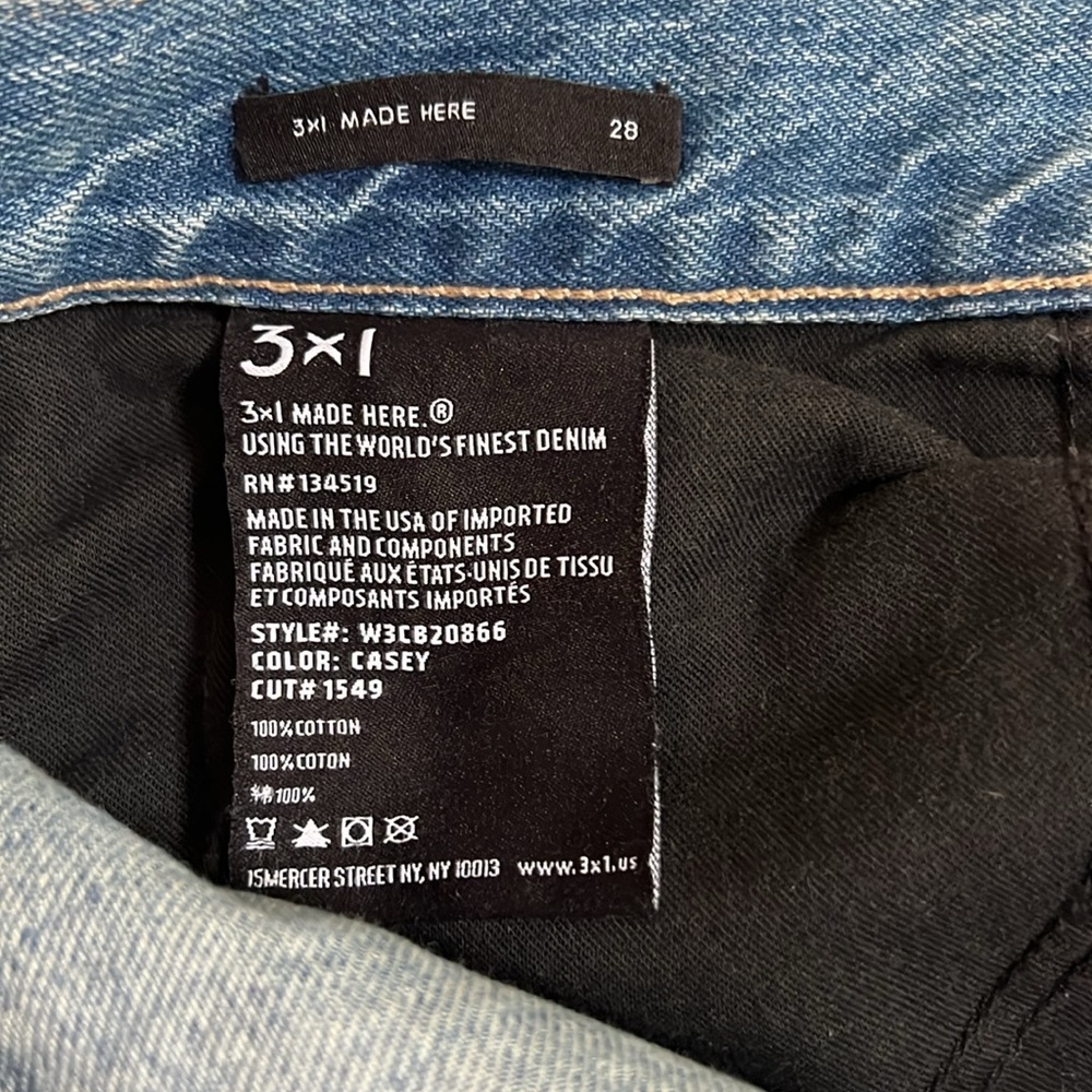 3x1 Higher Ground Jeans Straight Leg Jeans - Picture 3 of 4